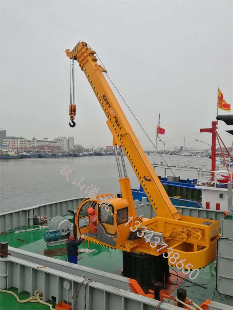 山東臨沂甲板起重機(jī)廠家起重機(jī)耐沖擊，制動性能好